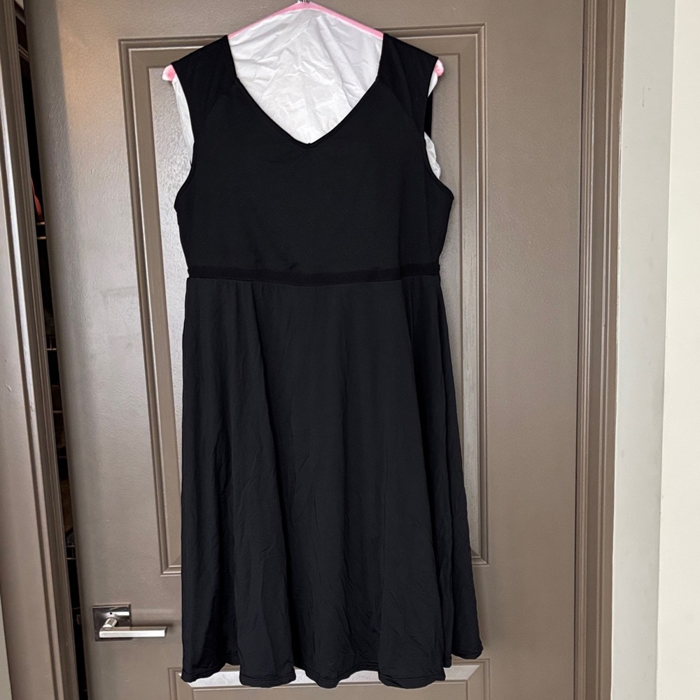 Active dress with built-in shorts and pockets